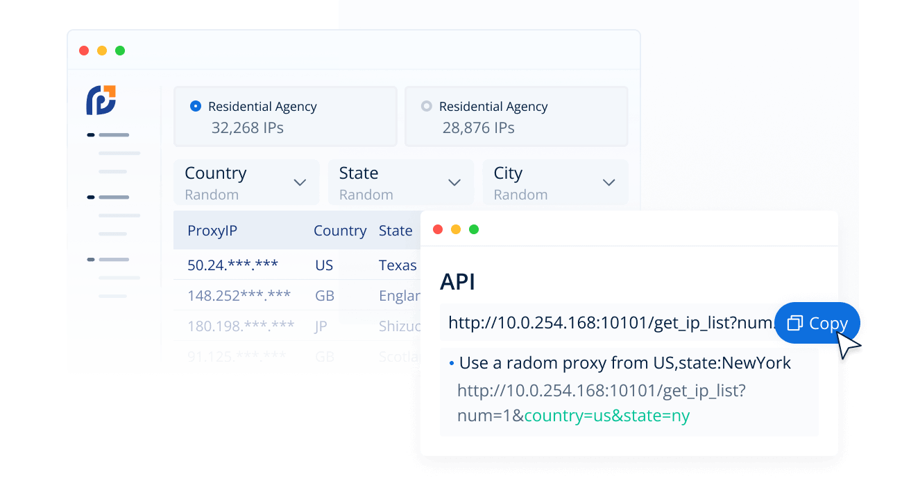 Gather data from complex targets