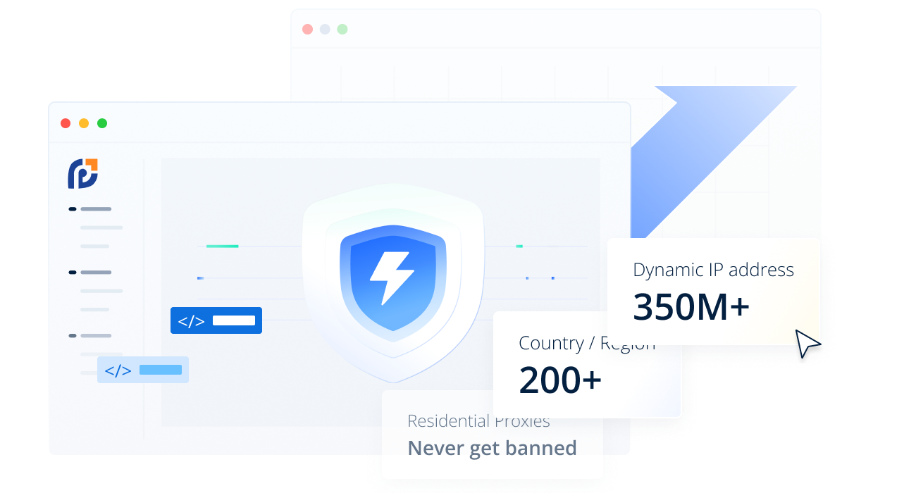 Large proxy pool for affiliate testing