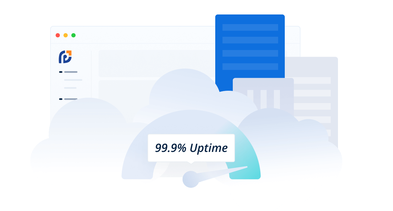 99.9% uptime and speed