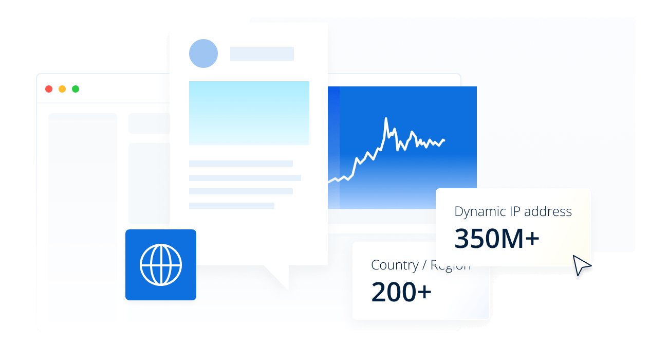 Monitor stock market data in any location